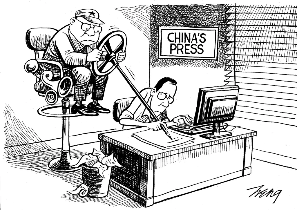 China's propaganda influencing western Press