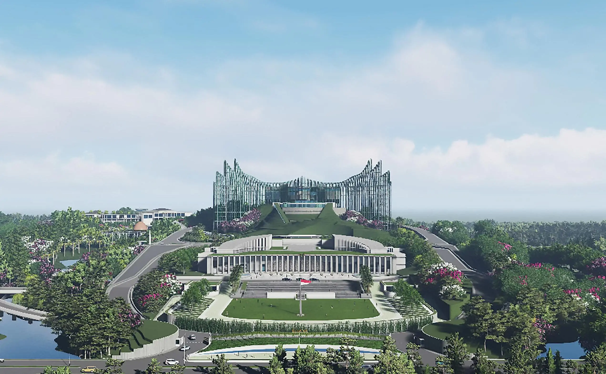 De nieuwe hoofdstad van Indonesië