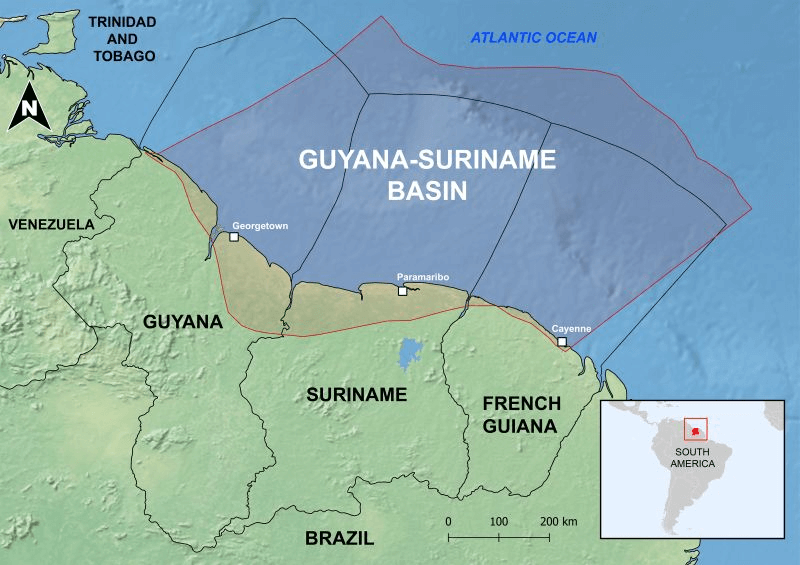 Suriname new recoverable oil