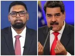 Ali van Guyana en Maduro van Venezuela