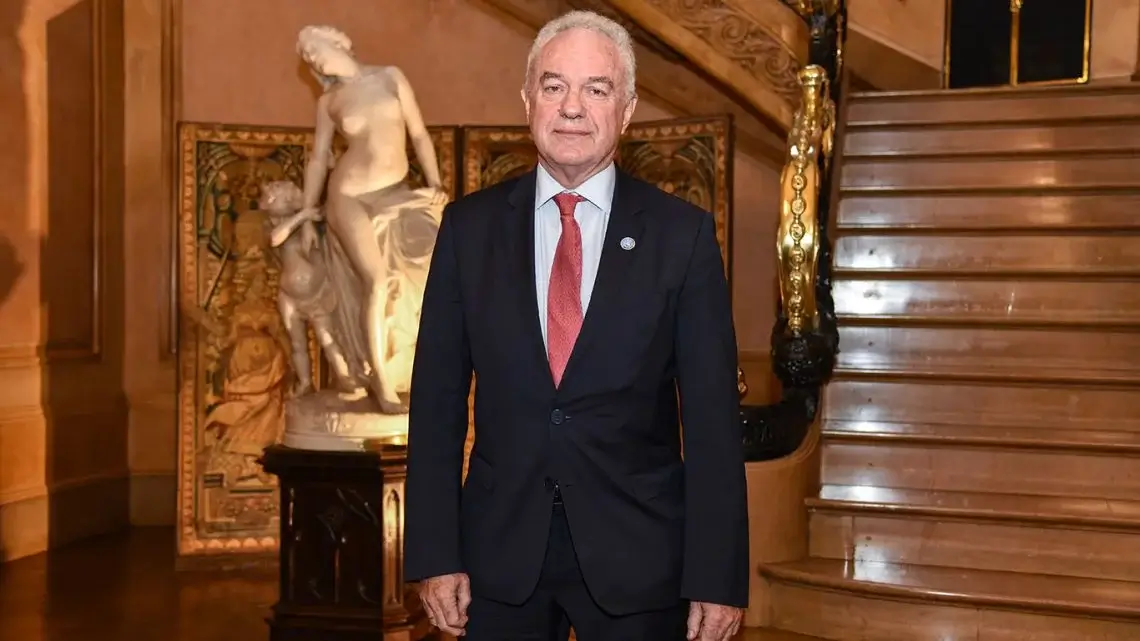 Uruguayan Foreign Minister Mario Lubetkin
