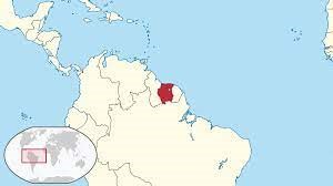 Suriname Map small