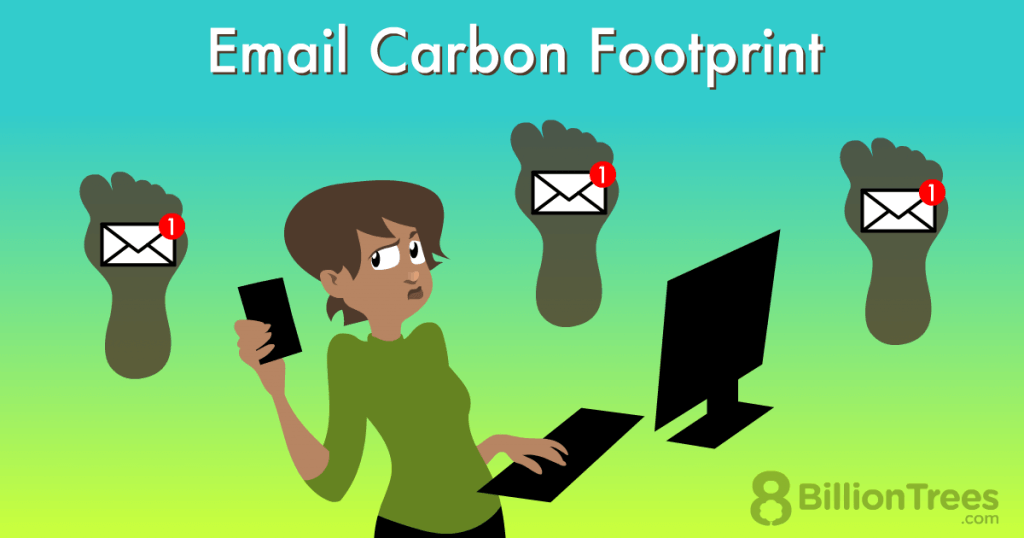 Sending an e-mail emits CO2 too